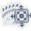 NADIA BLUE Self-adhesive Wall Tiles (6 tiles) 2