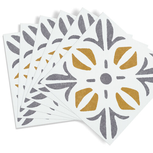 CUBIA GOLD Self-adhesive Wall Tiles (6 tiles) 1
