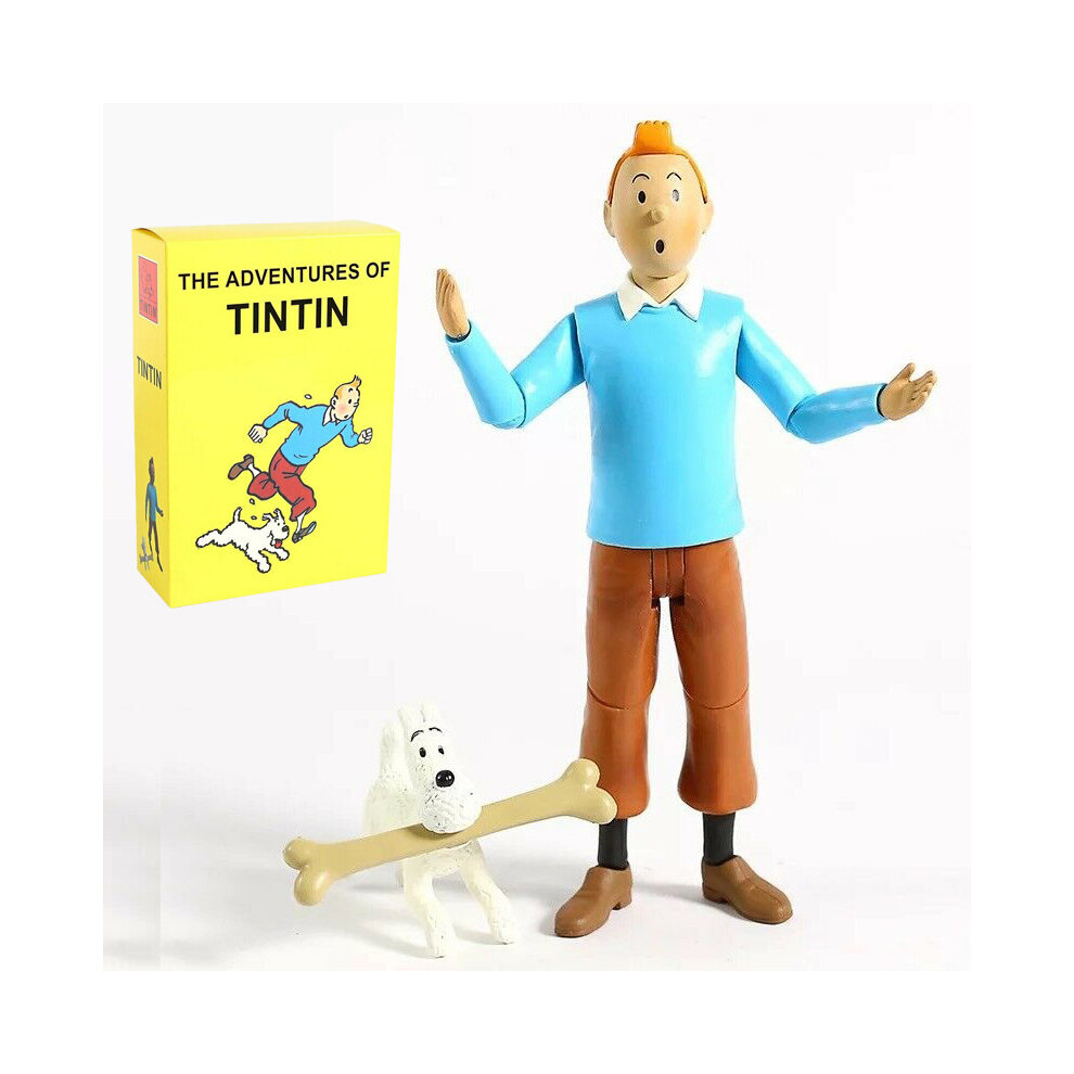 Veishet The Of Adventures Tintin Tintin And Milou Action Figure Collectible Kid Toy Xmas