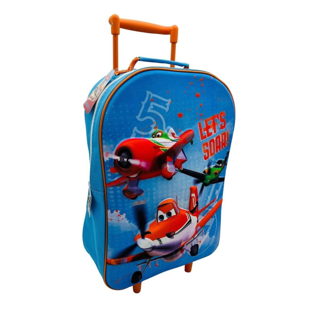 Disney 4D Planes Cabin Wheeled Trolley Bag Extendable Handle Kids