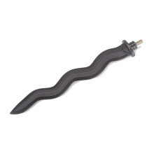 BLACK POLYPROPYLENE FULL CONTACT SNAKE SPEAR HEAD ONLY