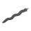 BLACK POLYPROPYLENE FULL CONTACT SNAKE SPEAR HEAD ONLY 1