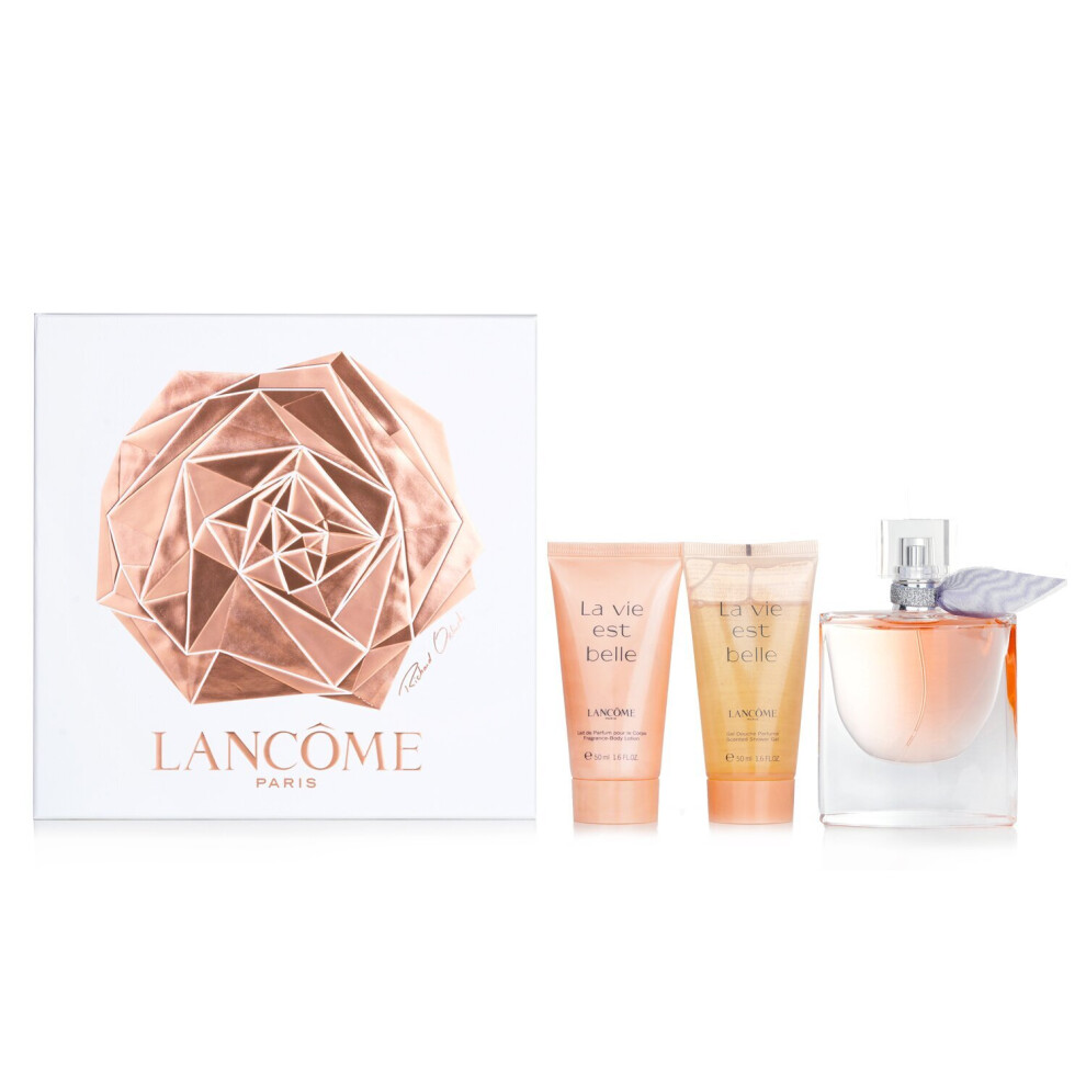 Lancome-La Vie Est Belle Coffret: Eau De Parfum Spray 50ml + Body Lotion 50ml + Shower Gel 50ml 882651-3pcs