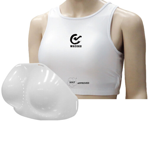 (Large ) WKF APPROVED KARATE LADIES CHEST GUARD