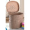 (Brown) 8L Mini Dustbin Office Bathroom Kitchen Waste Bin 1