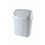 (White) 8L Mini Plastic Swing Lid Bin | Bedroom Bathroom 1