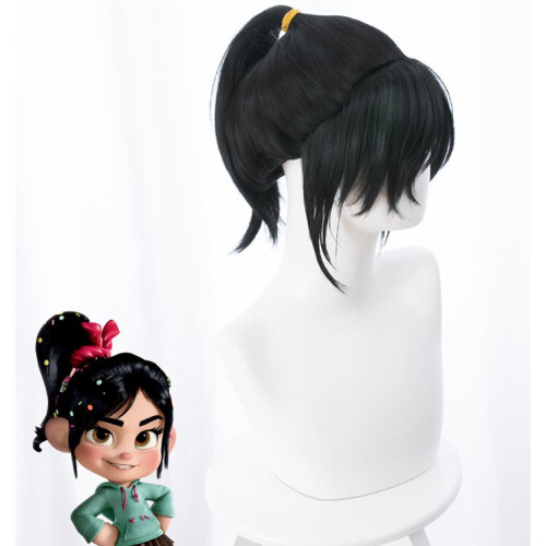 Wreckit 2 Ralph Vanellope Von Schweetz Cosplay περούκα μακριά μαλλιά κόμμα Απόκριες πάρτι 2