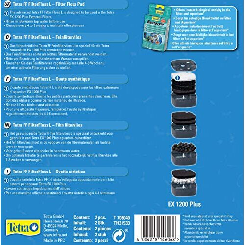 Tetra FF Filter Floss,white 1