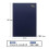 Letts Standard A4 week to view 2024 diary - blue 2