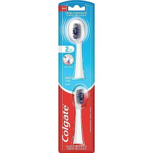 - Colgate Sonic Refill 360 Medium Battery Toothbrush Head Refill - 2 Brush Heads - Optimal Tooth Cleaning