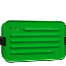 - Aluminium Lunchbox Plus S Green - With Food Separator - Award Winning - Dishwasher & Microwave Safe - Leakproof - Featherweight - BPA Free - Large