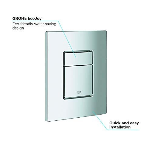 Grohe 38732000 | Skate Cosmopolitan WC Wall Plate,Chrome 2