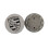 4pcs Porsche Wheel Centre Caps 65mm Silver Black 1