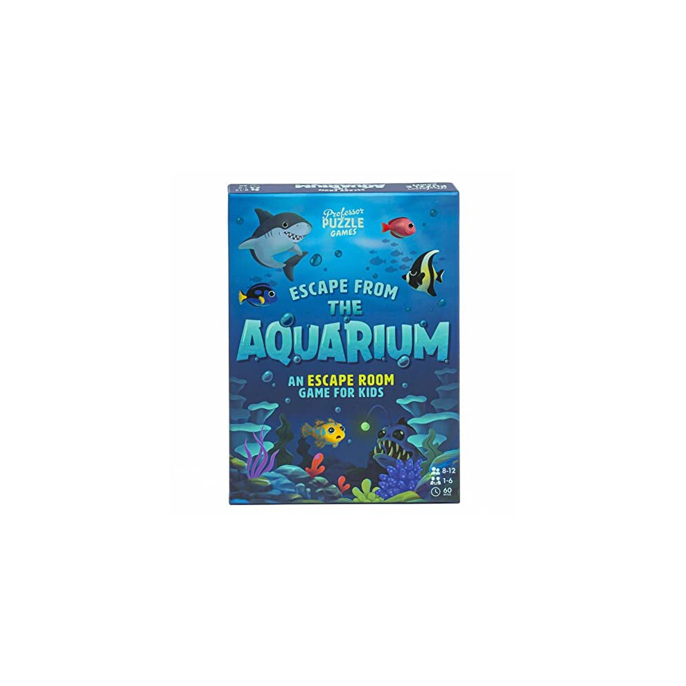 | Escape from the Aquarium - Escape Room | Strategy Game | Ages 8 to 11 | 1-6 Players | 60 Minutes Playing Time