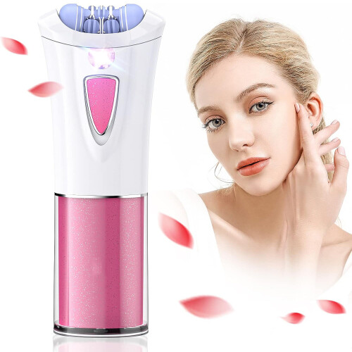 Facial Epilator Cordless Electric Mini Women Face & Body Hair Remover