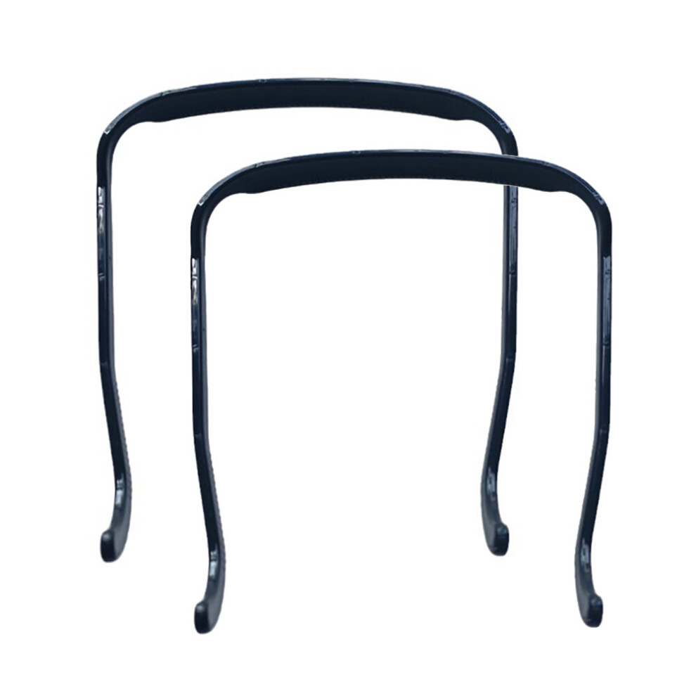 (black) 2 Pcs Curly Fashion Hair Headbands, Invisible Hair Hoop, Sunglasses Shape Headband, Hairstyle Fixing Tool for Curly Thick Hair