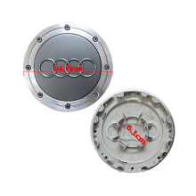 4pcs 148mm 8 holes Wheel Center Hub Cap for Audi A4 A6 4B0601165A Grey