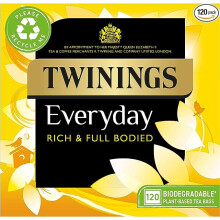 Twinings Everyday Black Tea Classic Blend, Rich & Well Rounded Large Pack, 120 Biodegradable Tea Bags