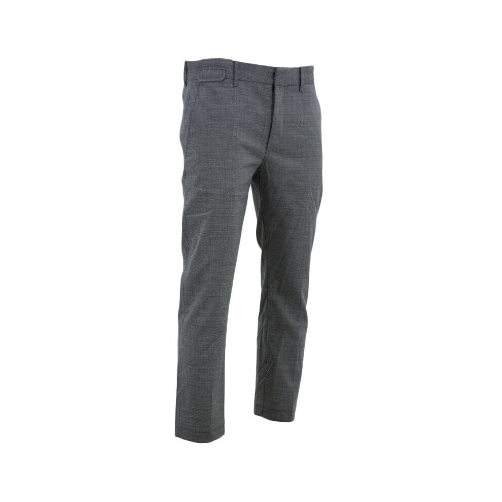 (Grey, W32) DIESEL POLLUCE Mens Trousers Formal Pants