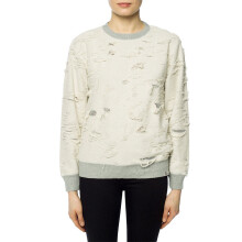 (Off White, XS) DIESEL F FELPA Womens Pullover Jumper