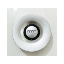 4pcs 153mm Audi Wheel Center Caps 8E0601165H Grey