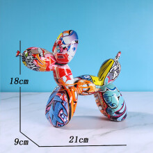 (Type2) Balloon Dog Pop Art Home Decor Sculpture Statue Figurine Ornament senior gifts