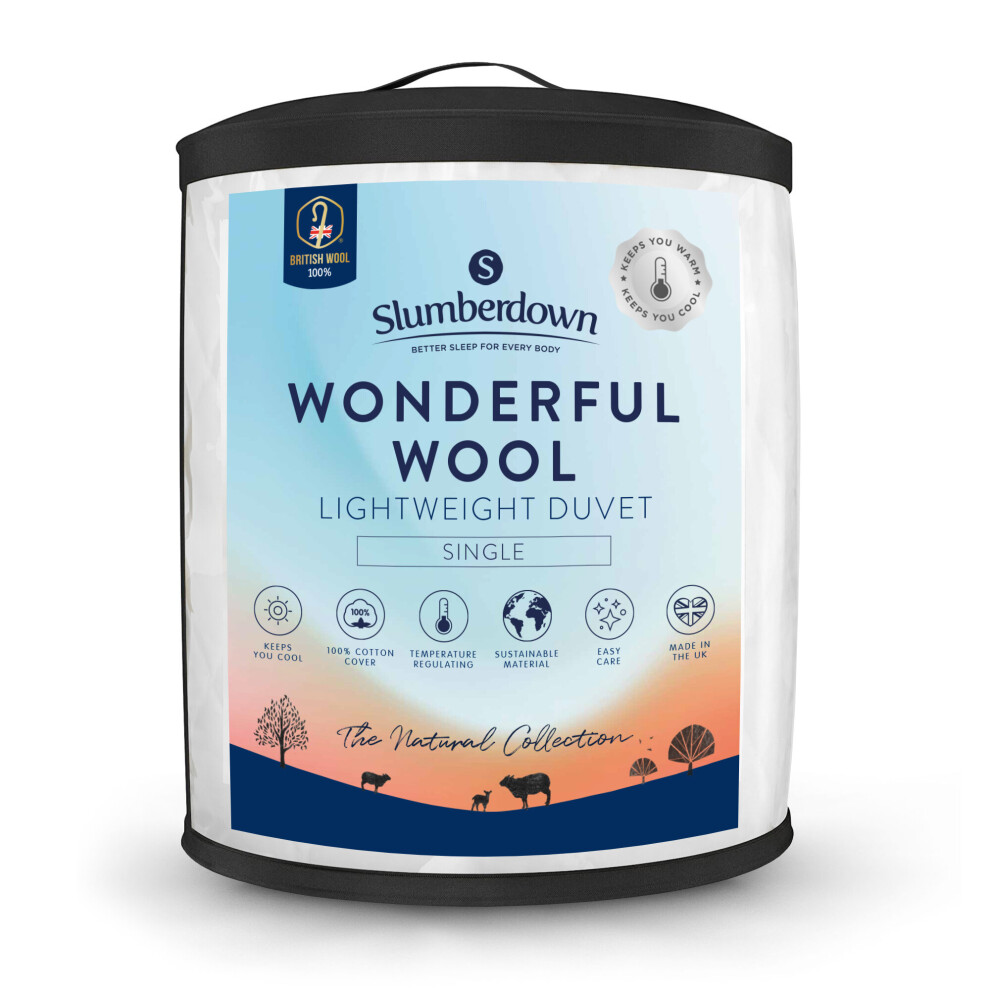 (Double) Slumberdown Wonderful Wool Lightweight Duvet