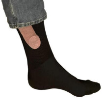 ( black) PENIS Socks for Men NOVELTY JOKE FUNNY PRANK PRINTING UK GIFT