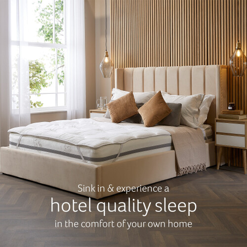 Snuggledown (Double, Original) Luxurious Hotel Mattress Topper UK Made 2