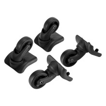 4Pcs Flexible Luggage Wheels Practical Replacement Roller Silent Tool