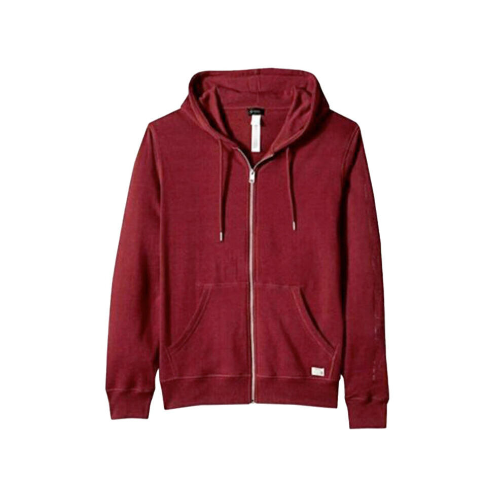 (Maroon, M) DIESEL UMLT BRANDON Mens Full Zip Hoodies