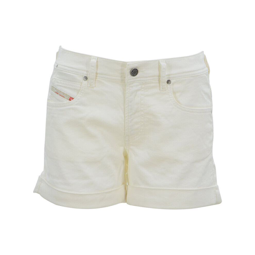 New Diesel Women's (, W31) Ne Calzoncini 0663V Denim Shorts White