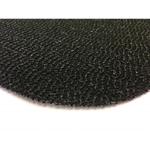 2 Black Non Slip Placemats EVA Rubber Table Dinner Plate Mat 30 x 40cm 1