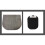 2 Black Non Slip Placemats EVA Rubber Table Dinner Plate Mat 30 x 40cm 4