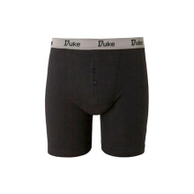 (Black, 2XL) DUKE LONDON Mens Boxer Shorts 3 Pack Briefs Cotton Stretch Underwear Big Sizes