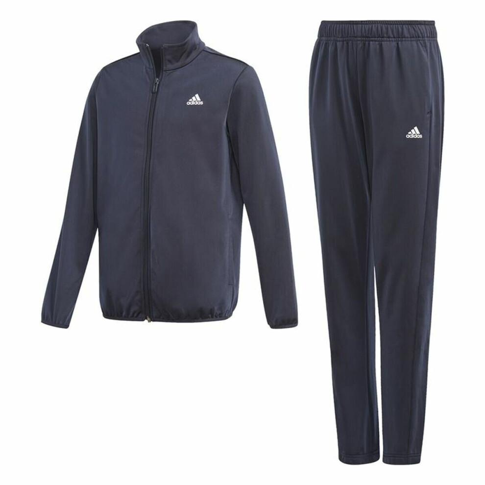 (6-7yrs) Adidas Essential Boys Tracksuit Navy GN3976