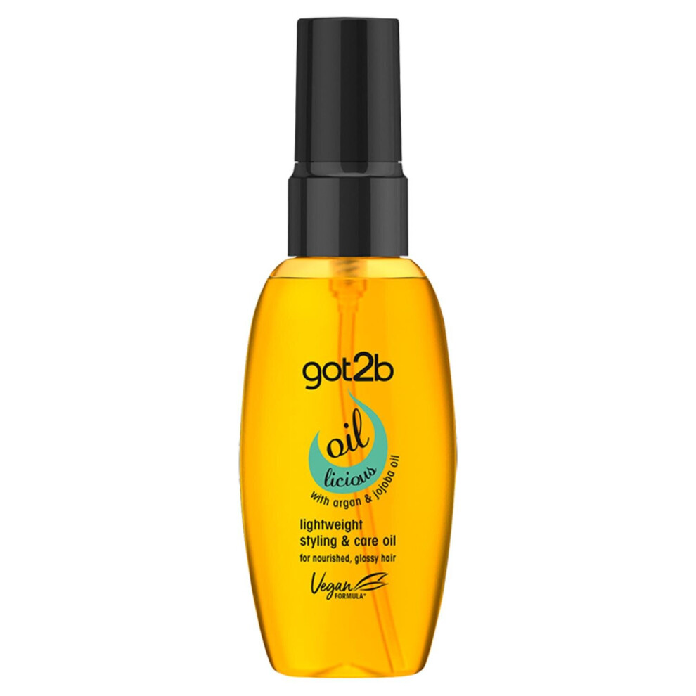 Schwarzkopf Got2b Oil-Licious Styling Oil With Argan Oil 50Ml, 6Pk