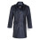 (4XL) Men's Black Leather Duffle Knee Length overcoat 1