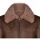 (M) Men's Brown B3 Sheepskin Aviator Flying Jacket 5