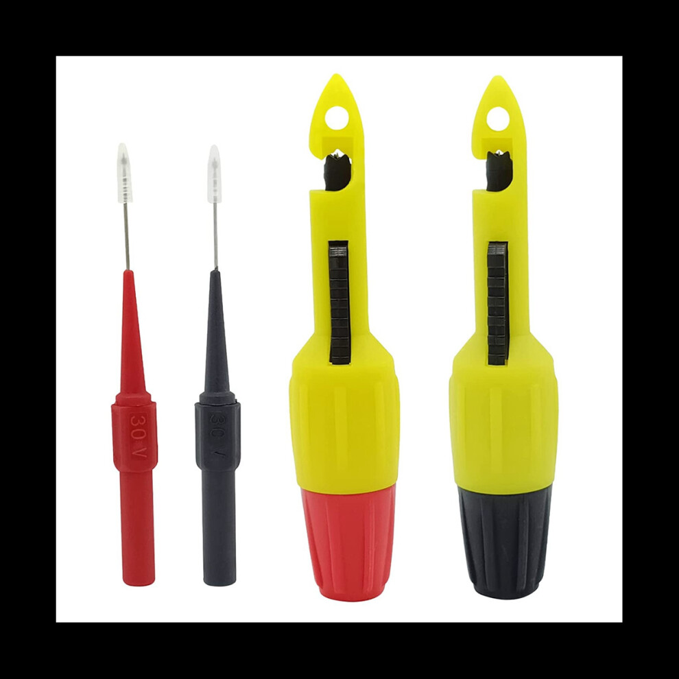 2 Pack Wire Piercing Probe Insulation Piercing Clip With Insulated Wire Piercing Probe,Inspection Of Automotive Circuits 4763710679428