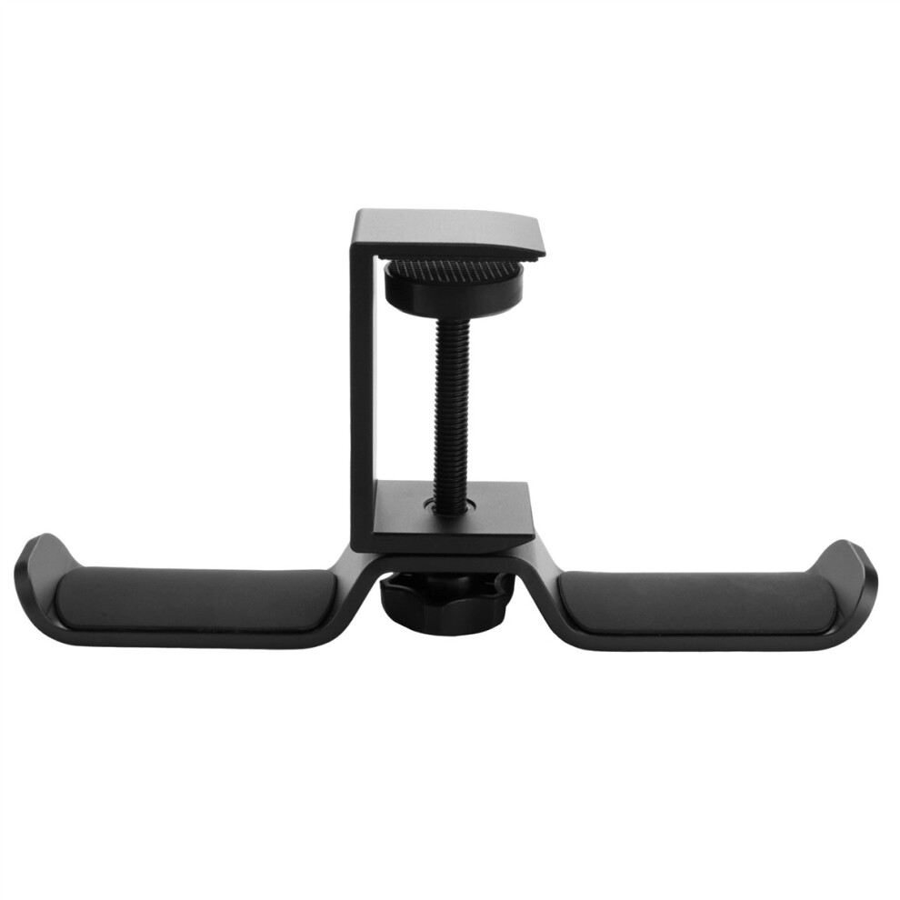Dual Headphone Stand Under Desk, Universal Pc Gaming Desk Headphone Hanger, Rotating,Earphone Mount Rack 4763710674430
