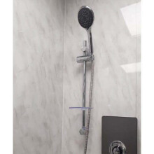 12 x Light Grey Marble 250mm x 2700mm x 5mm PVC Wet Wall Panels ..
