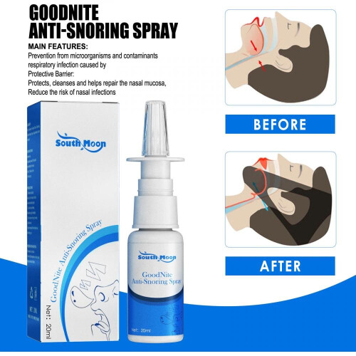 20ml Snoring Nasal Spray Drug-free Natural Anti Snoring Solution For ...