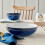 Denby 1044044 Imperial Blue 4 Piece Pasta Bowl Set, Stone, 9.5 x 23 x 23 cm 5