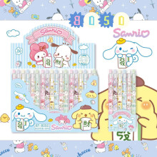 Sanrio Retractable Rollerball Pen Cinnamoroll Kuromi Students Supplies