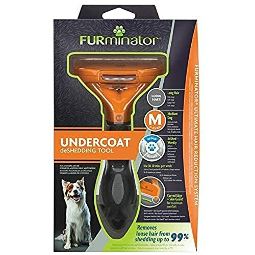 Furminator Undercoat deShedding Tool for Medium Long Hair Dogs 9-23 kg