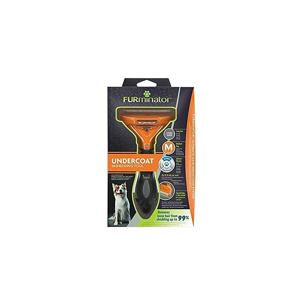 Furminator Undercoat Deshedding Tool For Medium Long Hair Dogs 9-23 Kg
