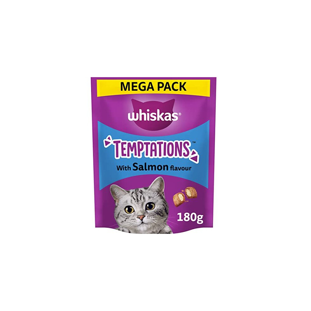 Whiskas Temptations Maxi Pack 180G - Salmon (180G) - Image 3