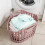 Addis Fold Flat Easy Store Clothes Laundry Basket Hamper, Pink, 38 Litre 8