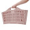 Addis Fold Flat Easy Store Clothes Laundry Basket Hamper, Pink, 38 Litre 2